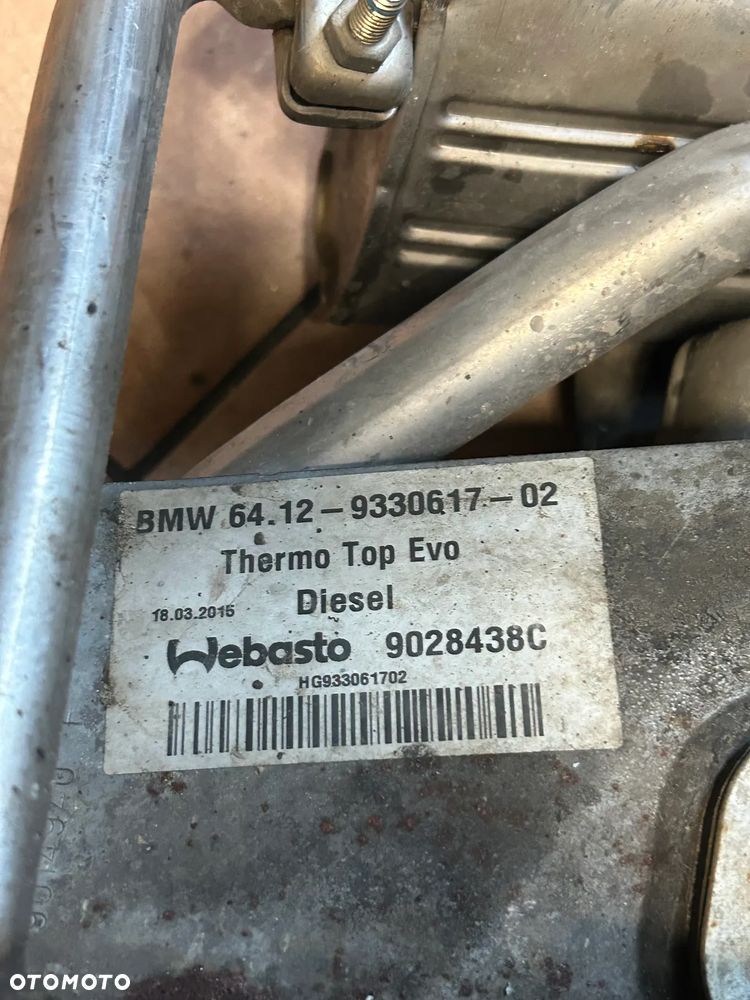 WEBASTO OGRZEWANIE POSTOJOWE BMW F10 F11 LCI LIFT DIESEL THERMO 9330617 - 3
