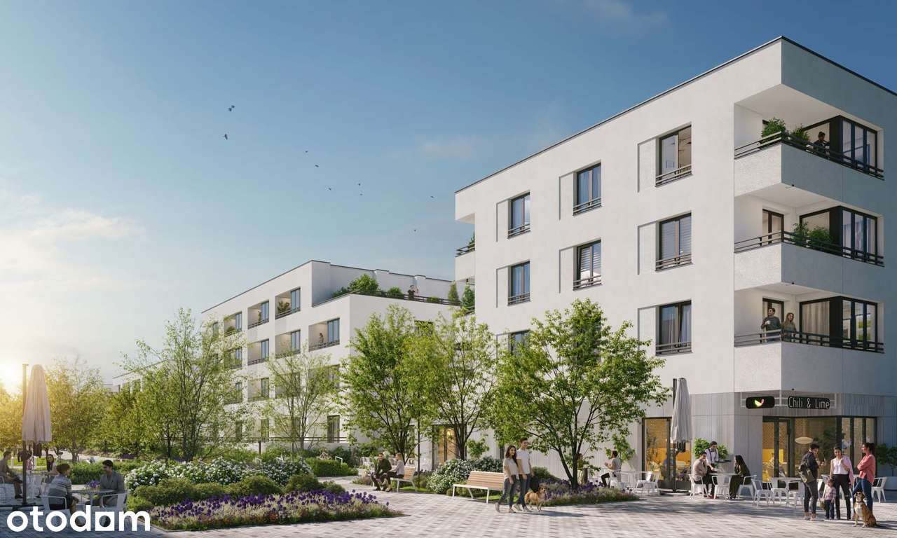 2-pokojowe mieszkanie 49m2 + balkon Bez Prowizji