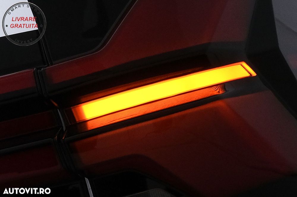 Stopuri LED BMW X5 E70 (2007-2013) Light Bar Upgrade la G05 LCI Design- livrare gratuita - 14