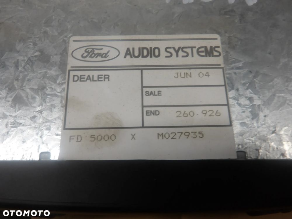 FORD MONDEO MK2 1.6B RADIO 98AP18K876BB - 8