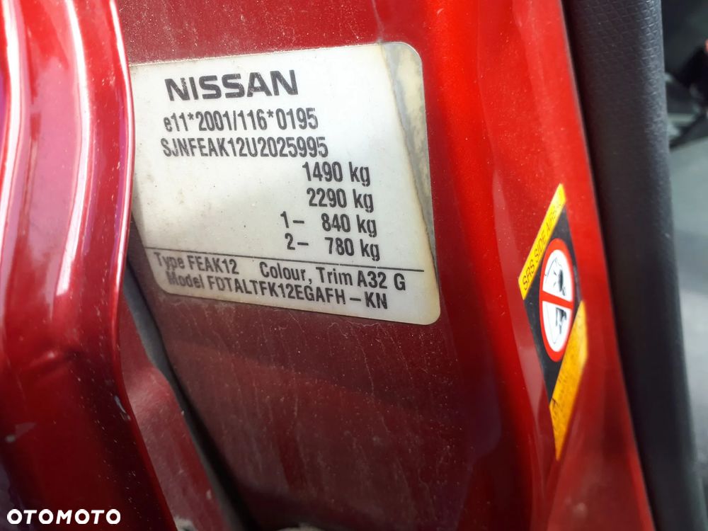 NISSAN MICRA K12 03-07 KLAPKA WLEWU PALIWA A32G - 21