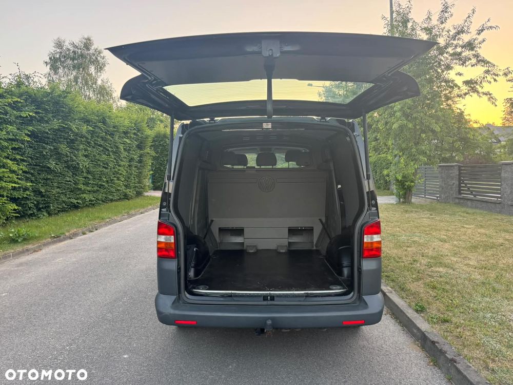 Volkswagen TRANSPORTER T5 Klima Elektryka Tempomat Brygadówka Dubel Kabina Klapa Rury - 16