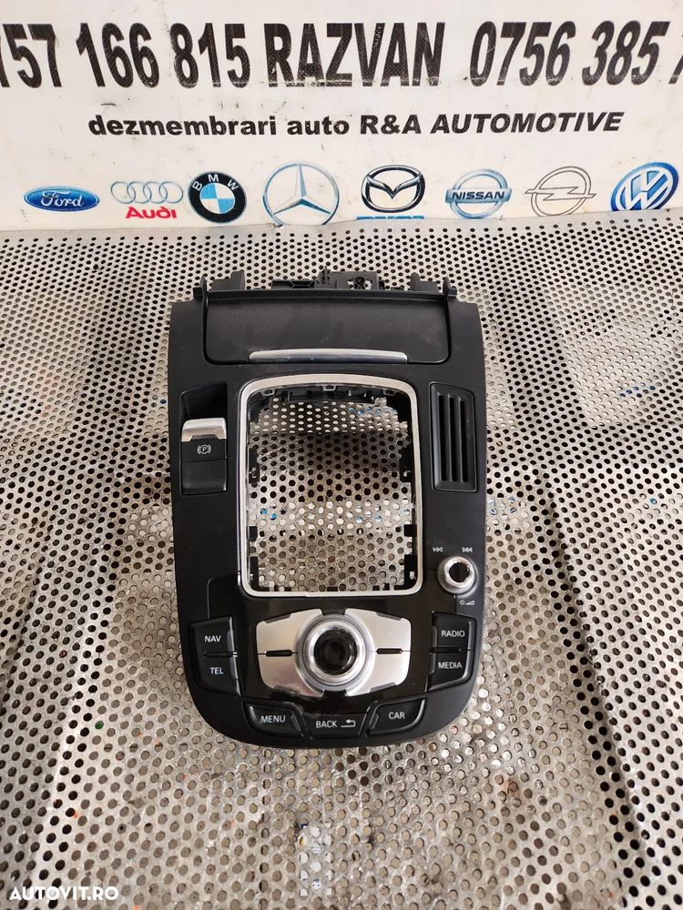 Consola Centrala Butoane MMI Audi A4 B8 A5 Dupa 2010 Cod 8TB - Dezmembrez Arad - 1