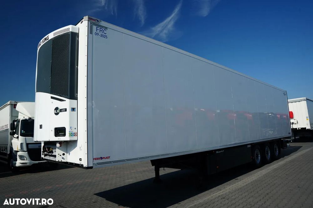 Schmitz Cargobull / REFRIGERAT / CU CÂRLIG / THERMO KING SLXI 400 / TRANSPALET / AXĂ DE RIDICARE / - 2
