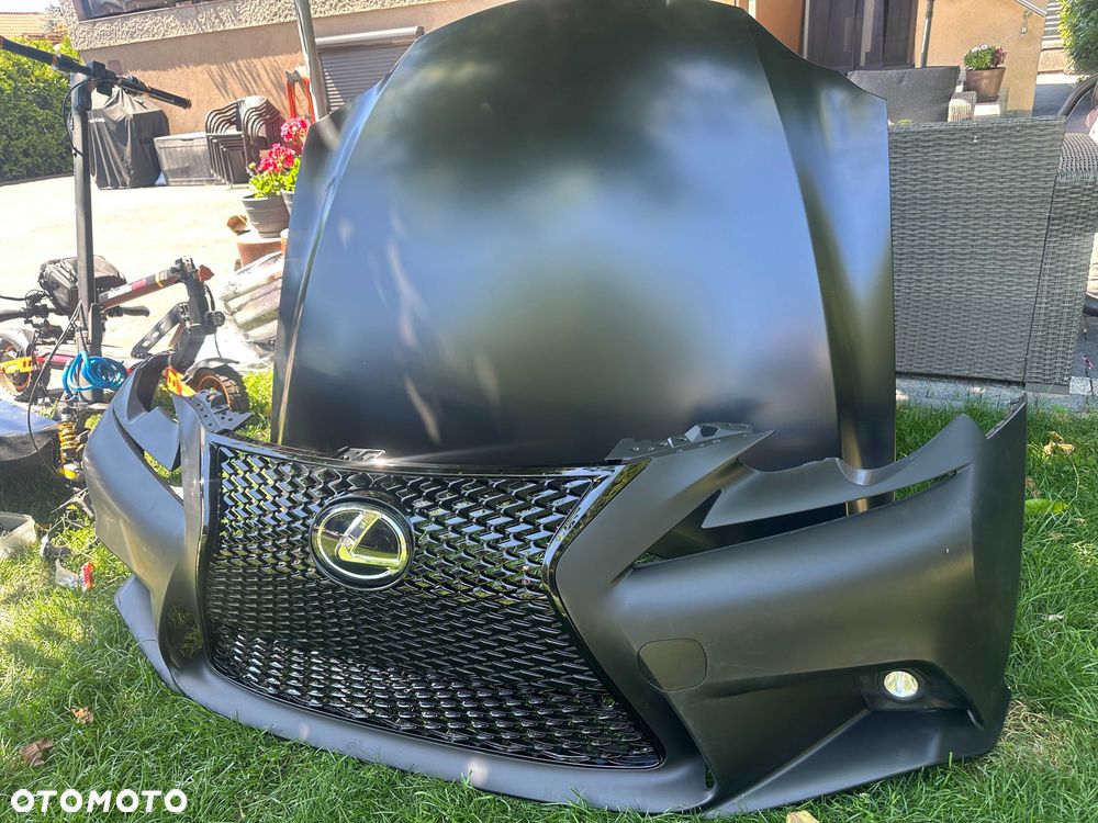 zderzak Lexus IS III F-Sport 13-17 maska lampy - 7