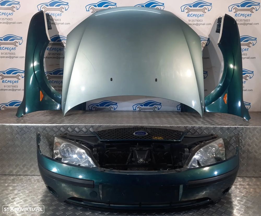 FRENTE COMPLETA FORD MONDEO III 3 MK3 CAPOT PARACHOQUES GUARDA-LAMAS OTICAS RADIADOR VENTILADOR FRENTE FIBRA REFORÇO - 1