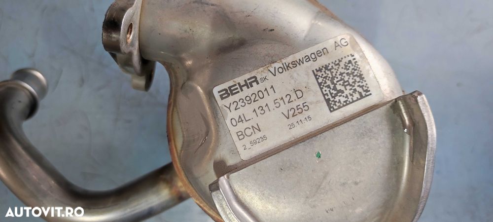 EGR volkswagen vw touran DEF 2.0 cod 04L131512D Behr - 5