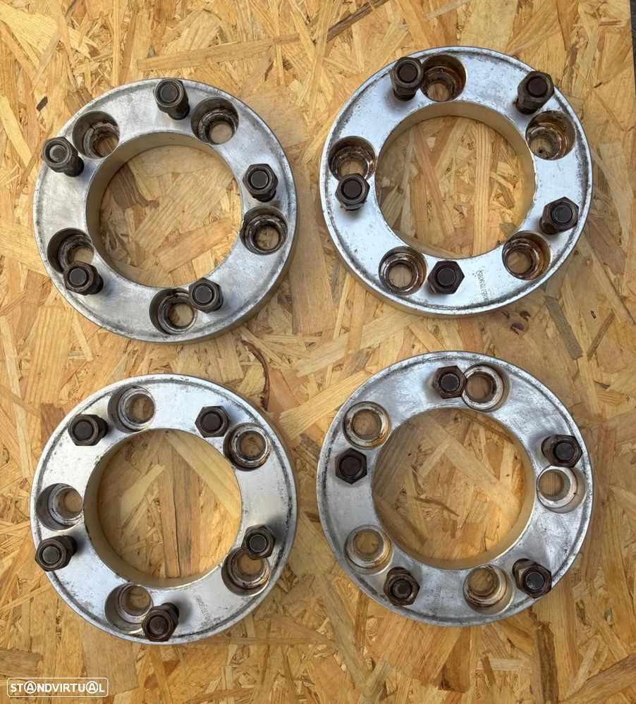 4x Maxxis 38X13 15lt, jantes e espaçadores - 5