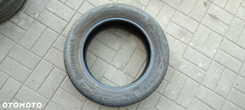 OPONY LETNIE 205/55R16V CONTINENTAL ECO CONTACT 6 (0222) LATO 7mm KOMPLET 4 SZTUKI - 3