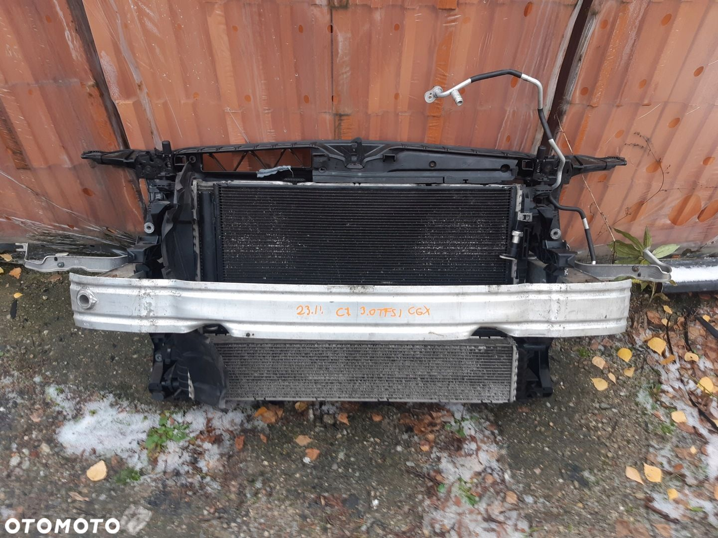 AUDI A6 C7 3.0 TFSI PAS PRZEDNI WENTYLATORY WZMOCNIENIE - 11