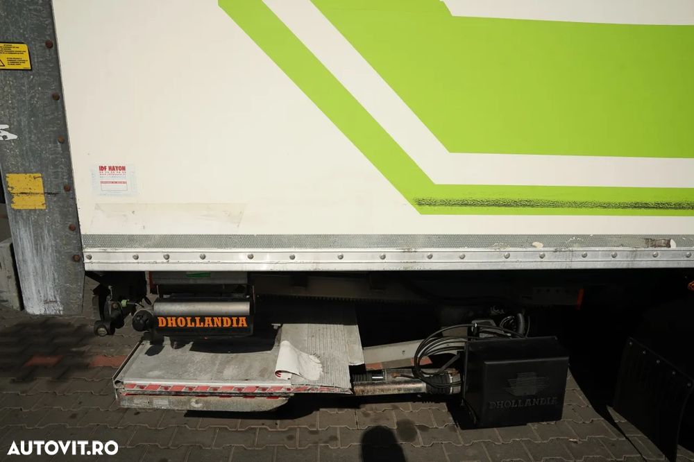 Fruehauf ONTAINER / DHOLLANDIA LIFT / 2x AXE RIDICATIVE / PODEA RESISTENTĂ / SAF / OBLOANĂ RULANTĂ - 14