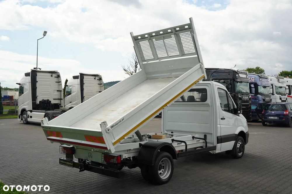 Mercedes-Benz SPRINTER / WYWROTKA - 3,5M / BLIŹNIAK / MANUAL / SPROWADZONY - 7