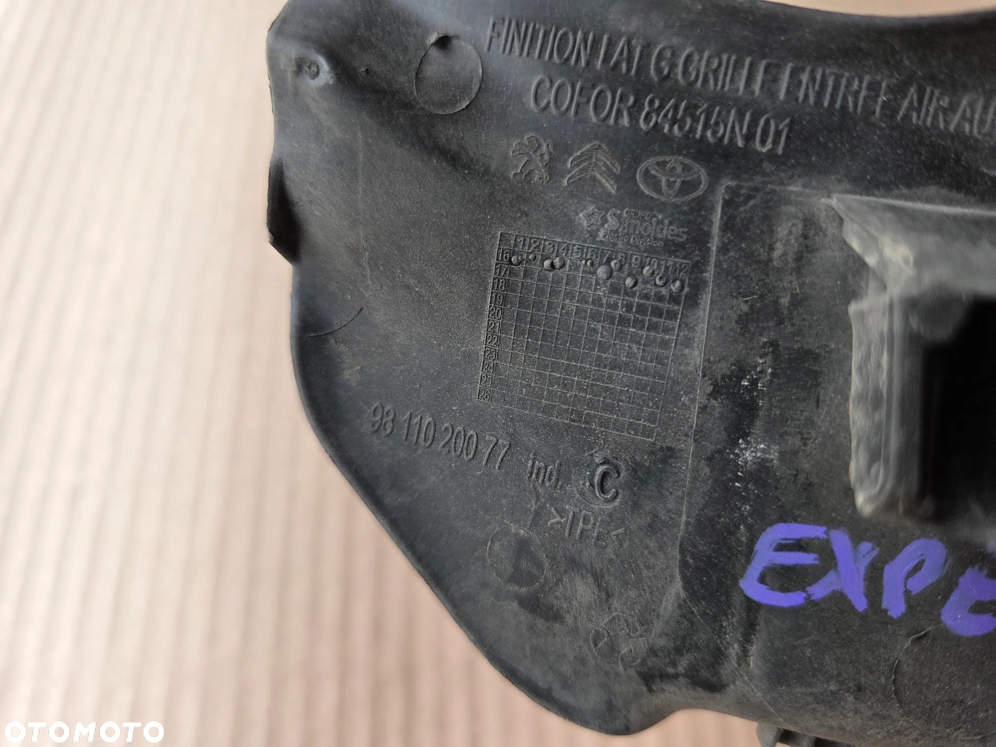 Osłona zaślepka podszybia lewa Peugeot Expert III Jumpy III Praoce III - 5