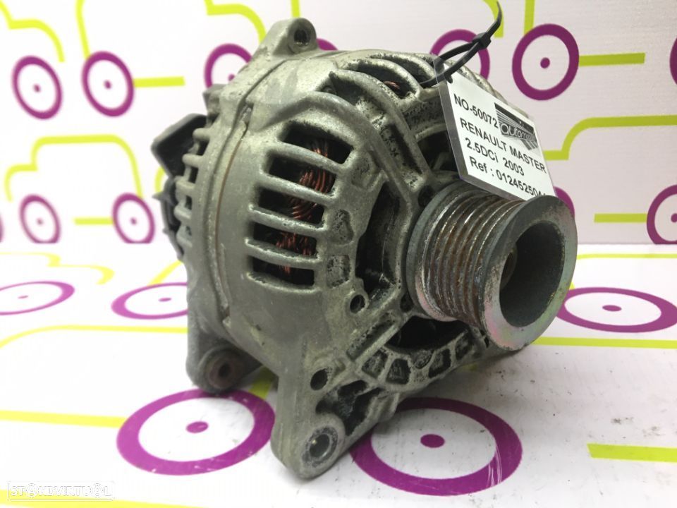 Alternador Renault Master  2.5D 80Cv de 2003 - Ref : 0124525044 - NO50072 - 1