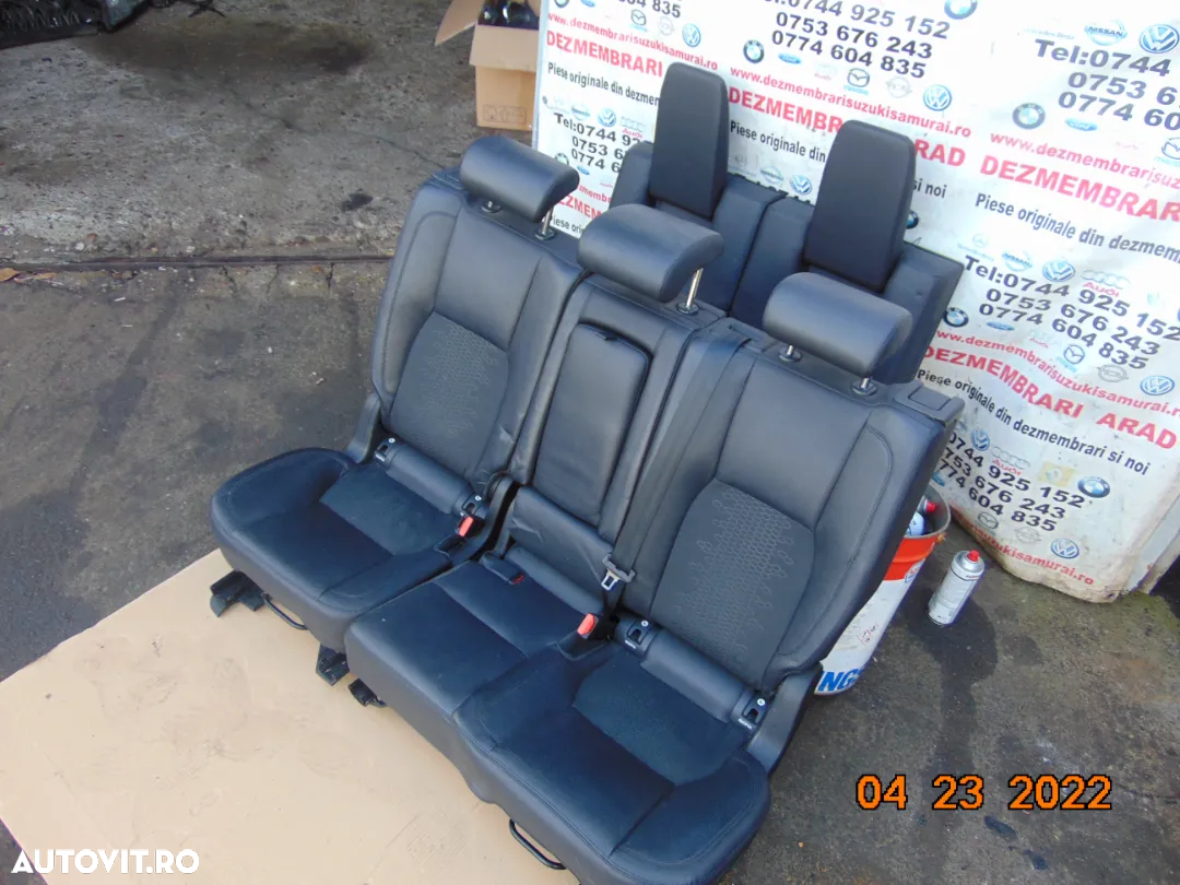 Banchete spate mijloc land rover discovery sport piele neagra locurile 3 4 si 5 - 4