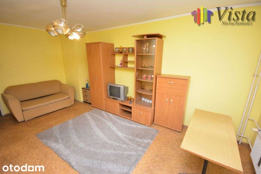 2 pokoje, balkon, 1. piętro, miejskie ogrzewanie