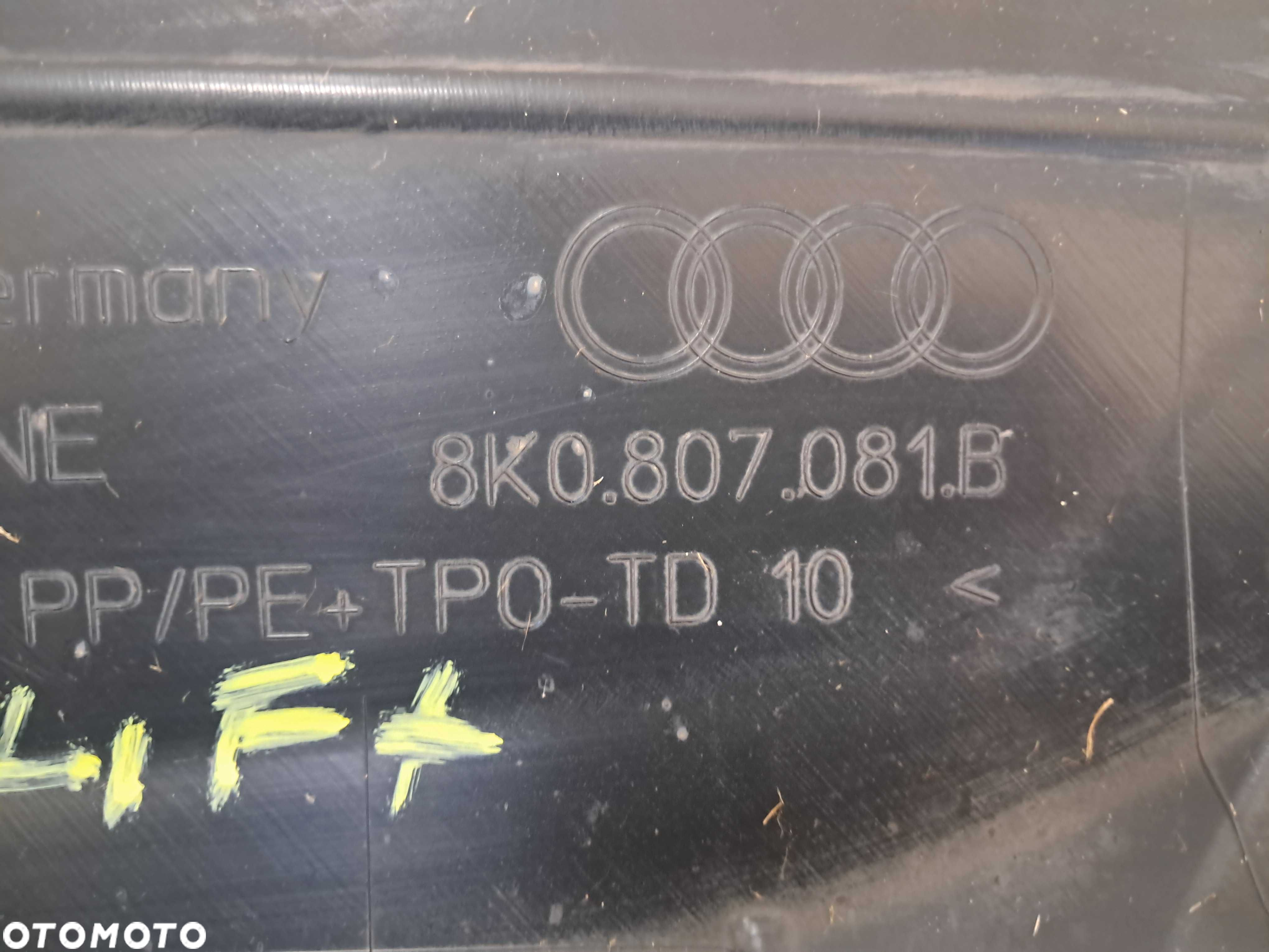 AUDI A4 B8 Lift osłona pasa przedniego zderzaka nakładka panel - 5