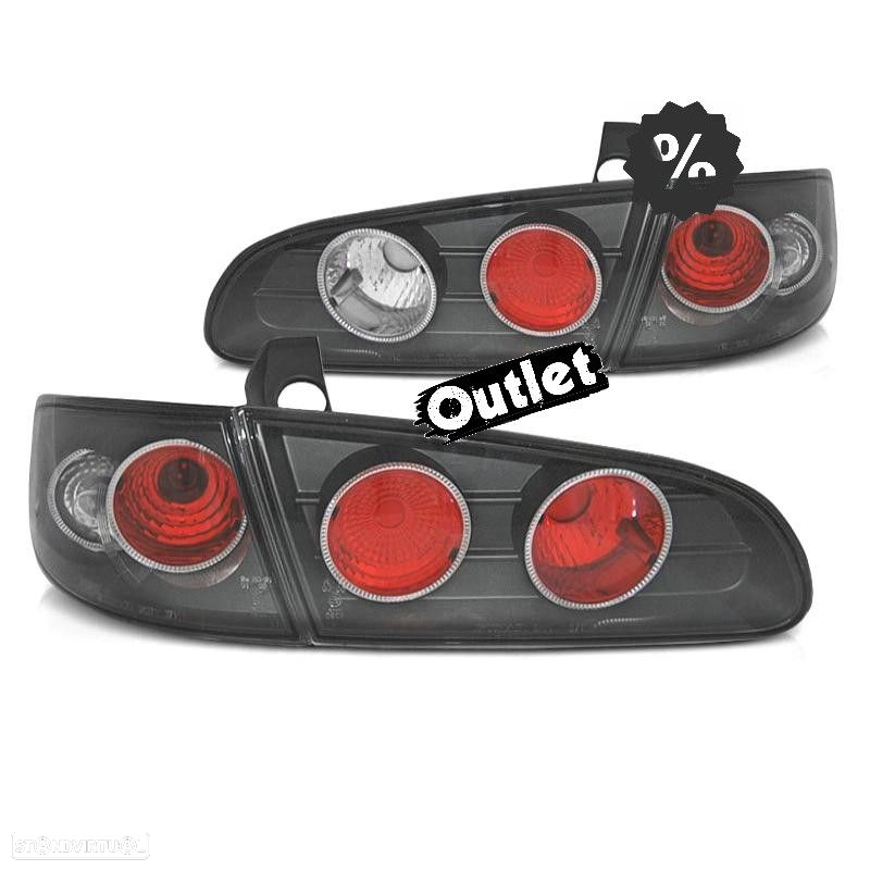 R020079C75 FAROLINS TRASEIROS SEAT IBIZA 6L 02-08 PRETO - 6