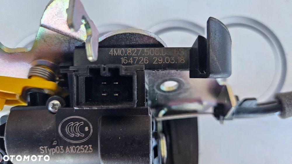 Audi A4 B9 Kombi Avant Zamek klapy bagażnika z dociągiem Dociąg klapy 4M0827506D 3V5827887B - 7