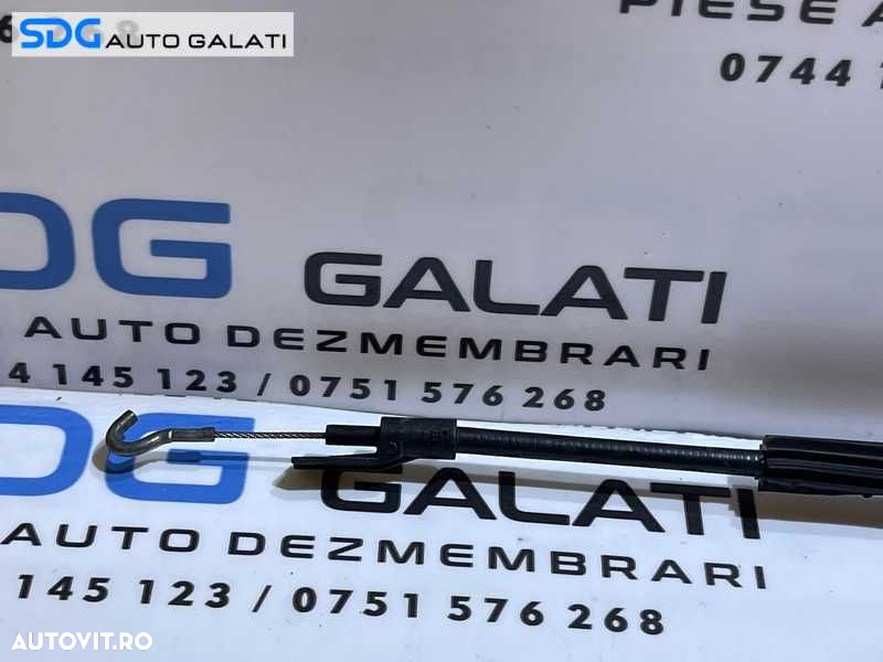 Cablu Sufa Tija Deschidere Actionare Broasca Incuietoare Usa Portiera Stanga Spate VW Golf 5 2004 - 2008 Cod 1K4839085D - 3