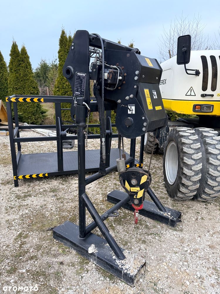 Manitou Ładowarka teleskopowa Manitou Mrt 2150 + Privilage Roto obrotowa 360 Pilot sterowanie radiowe Kosz Widły 2016/17 1840 2550 2540 silnik Mercedes 2150+ Merlo - 5