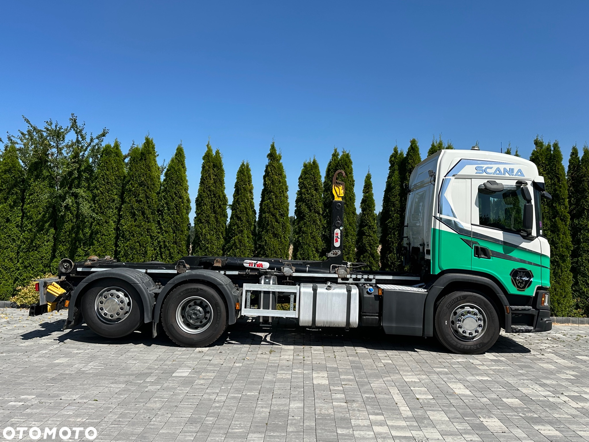 Scania / G450 / 6X2 / HAKOWIEC / HYVA 22.60.SK  / Oś-SKRĘTNA-PODNOSZONA / - 13