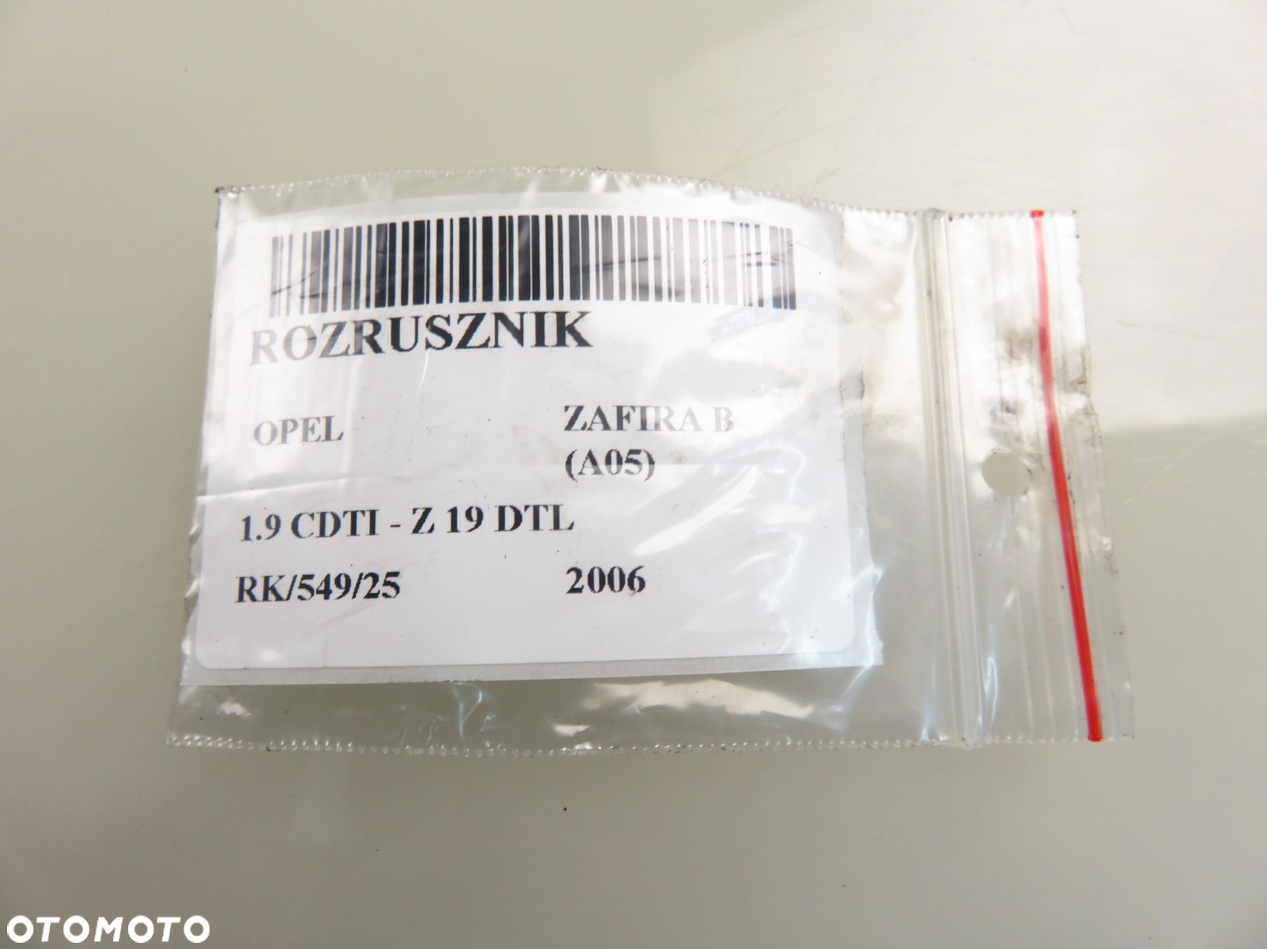 ROZRUSZNIK OPEL ZAFIRA B (A05) 1.9 CDTI 8V 101 - Z 19 DTL S0186 - 10