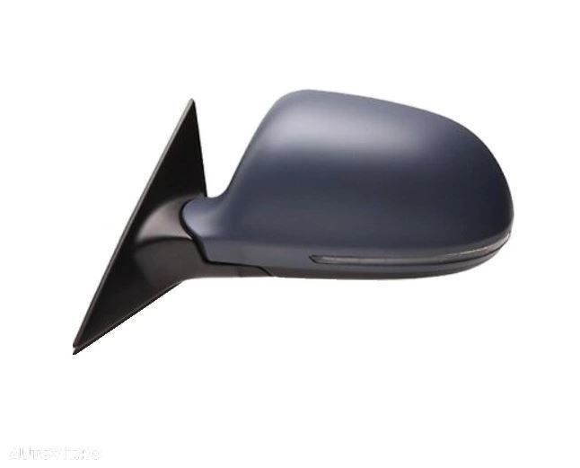 Oglinda exterioara Audi A3 (8p), 2010-10.2012, 5 Usi, stanga/dreapta, reglare electrica; grunduit; incalzit; sticla asferica; geam cromat; cu Lucas, SRL