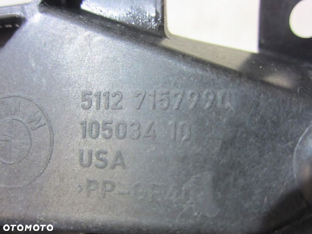 BMW X5 E70 X6 E71 ŚLIZG BŁOTNIKA PRAWY PRZÓD DŁUGI MOCOWANIE 51657157990 - 9