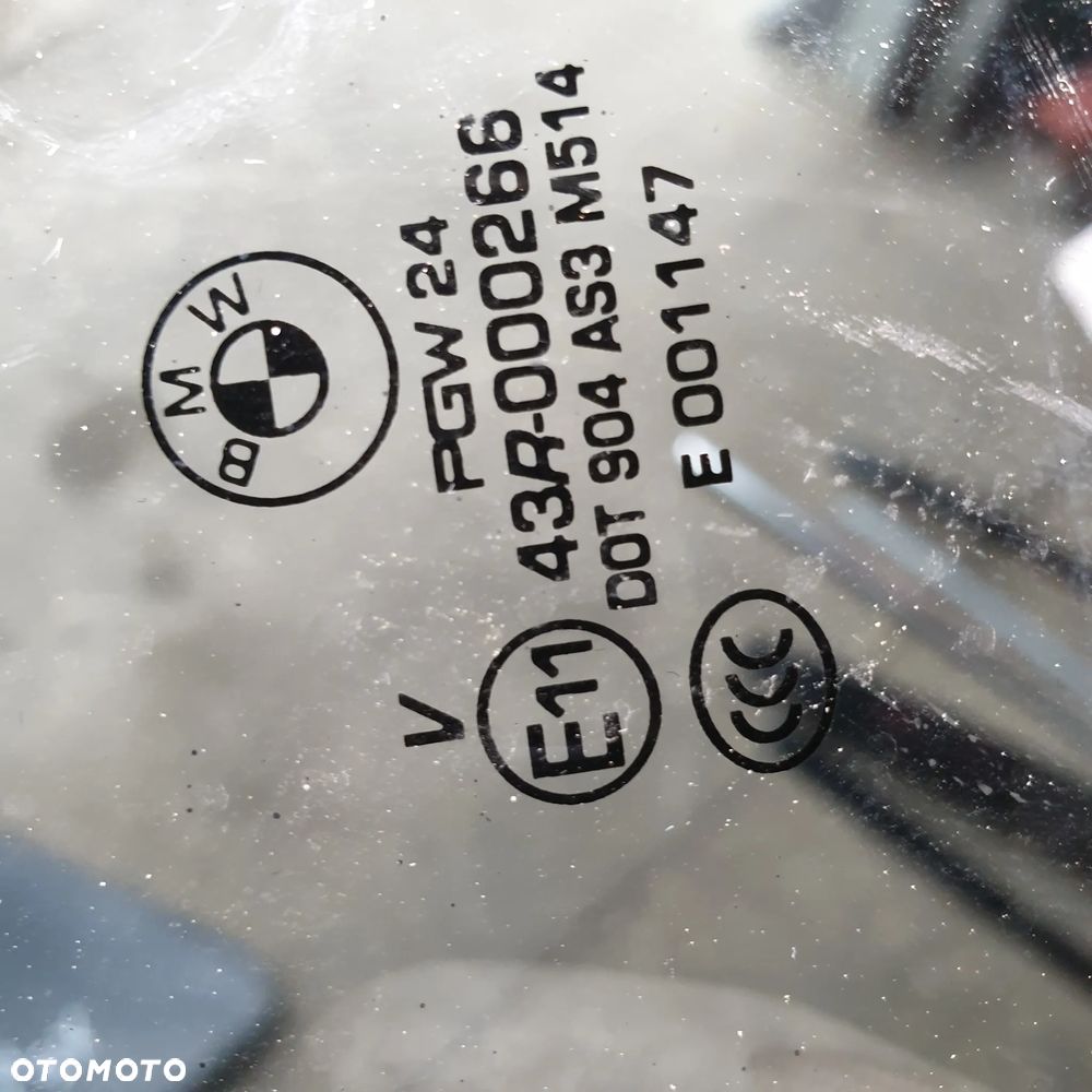 BMW X5 F15 SZYBA DRZWI  PRAWY TYL - 2