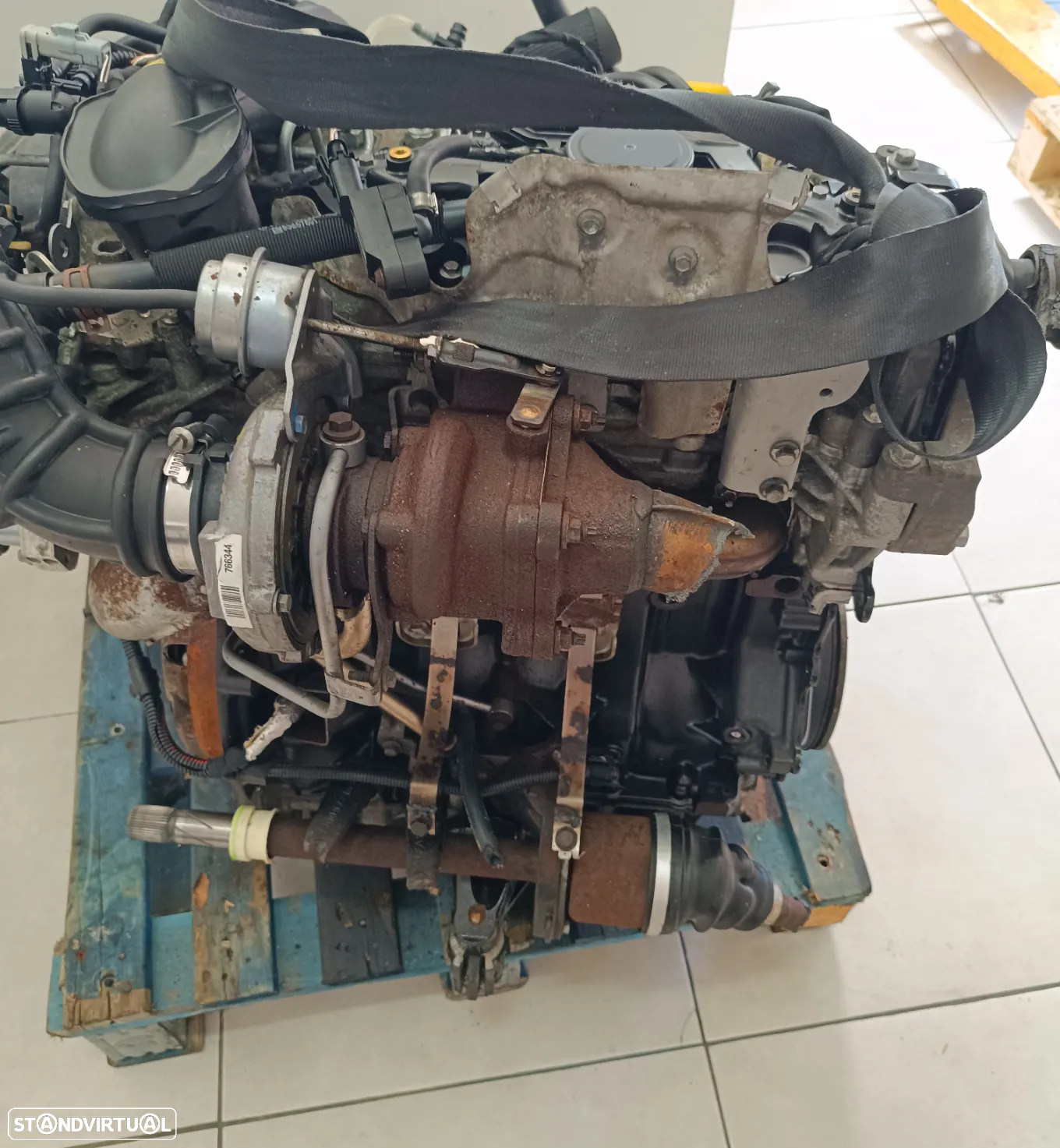 motor Renault Trafic 2.0DCI 115CV M9R780 782 caixa 6 velocidades PF6010 - 7