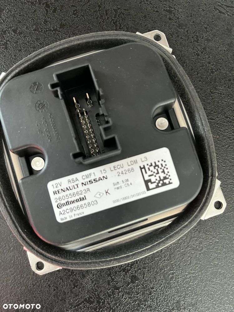 RENAULT NISSAN MODUŁ LAMPY LED PRZETWORNICA 260556623R - 2