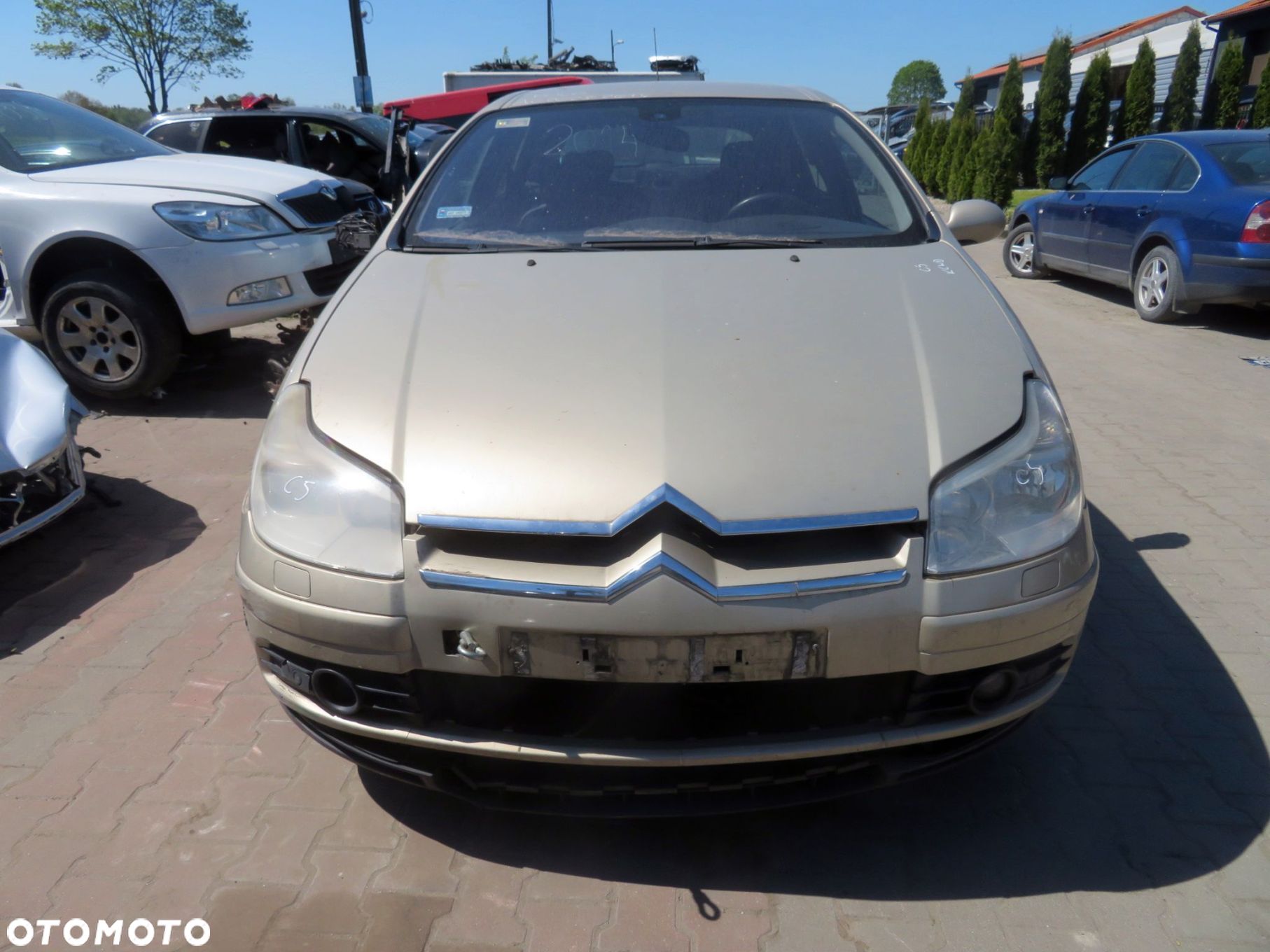 MASKA POKRYWA SILNIKA C5 II LIFT KCWD ZŁOTY CITROEN 2004-2007 - 1