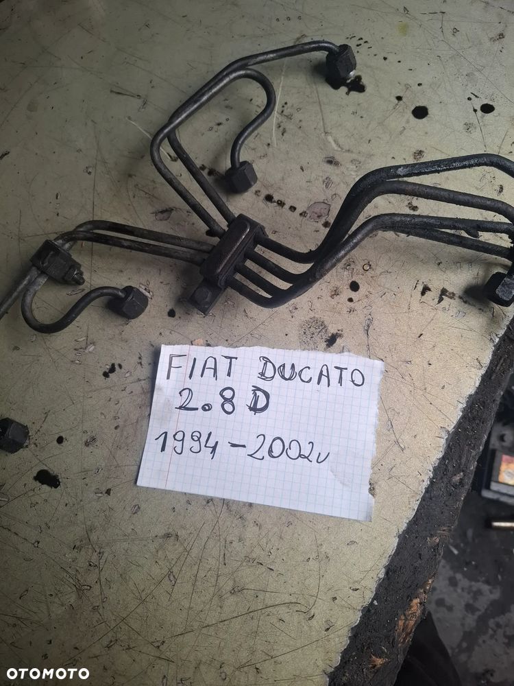 FIAT DUCATO 2,8 D przewody wtryskowe