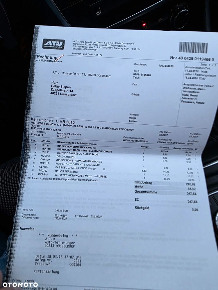 Mercedes-Benz Klasa A 180 (BlueEFFICIENCY) - 24