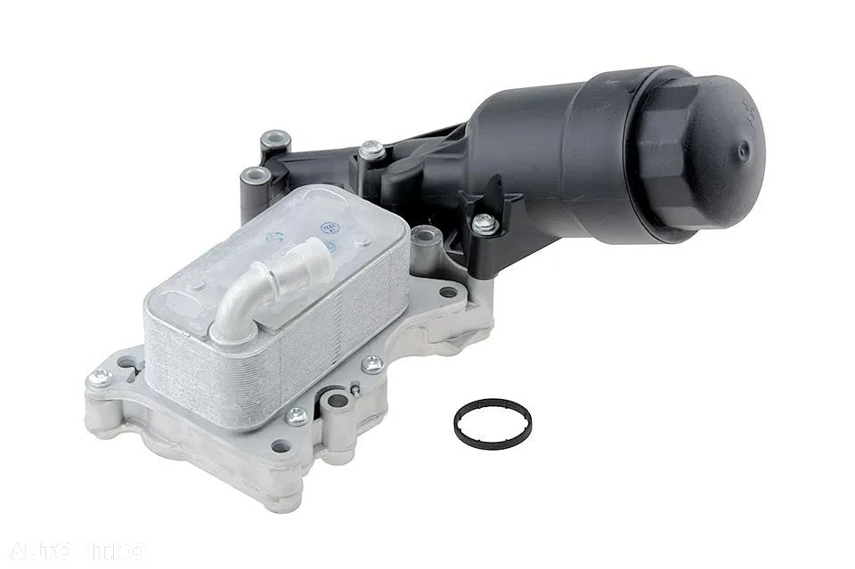 Baterie filtru cu radiator racire ulei termoflot Mercedes C Class W204, W205, A205, C204, C C205, S204, S205, CLS C218, E Class W212, A207, C207, S212, GLC, GLK, ML W166, S Class W221, W222, SLC R172, SLK R172, Sprinter W906 W907 W910, V-Class W447, Viano W639, Vito W639, Jeep Compass, Patriot, Dodge Caliber, motoare diesel - 1