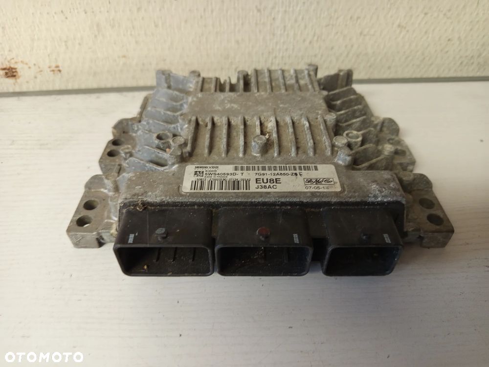FORD S-MAX 2.0 TDCI STEROWNIK SILNIKA 7G51-12A650-ZF - 2