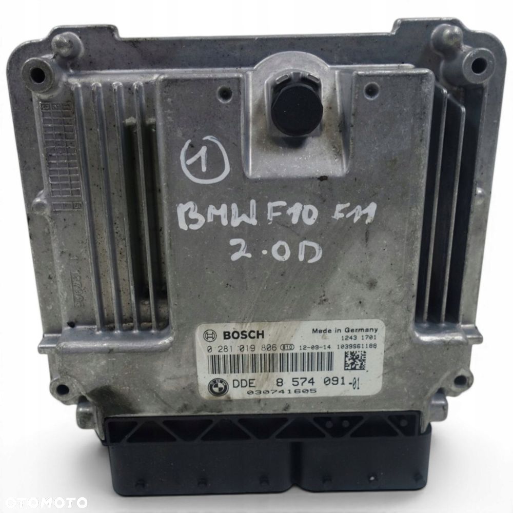 Bmw F10 F11 2.0 D KOMPUTER STEROWNIK 0281019806 - 11