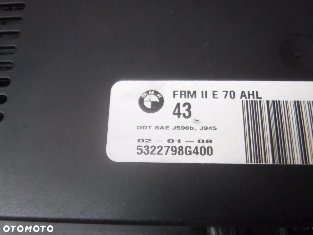 BMW X5 E70 X6 E71  modul swiatel sterownik xenon 9166668 - 3