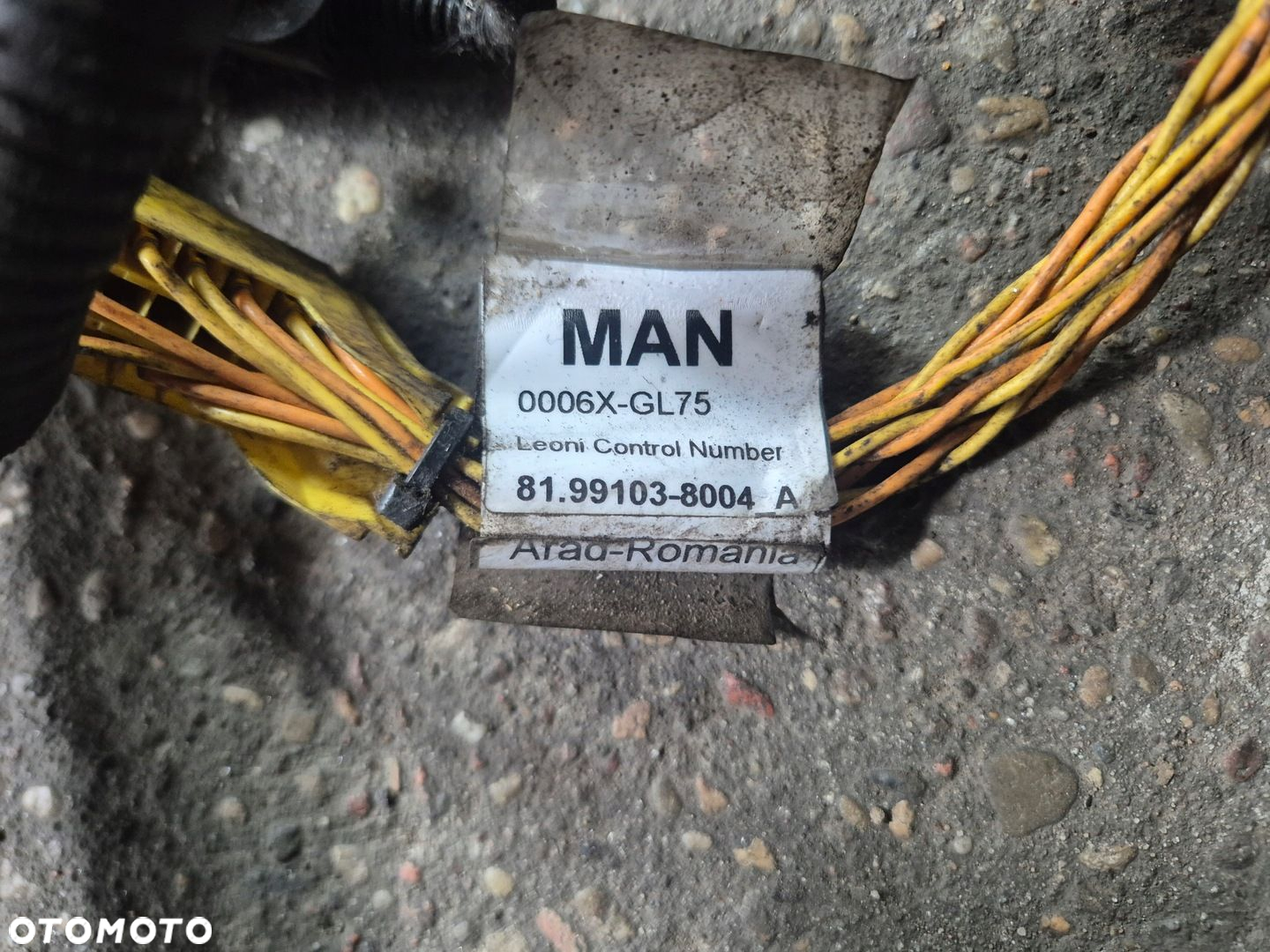 INSTALACJA WIĄZKA ELEKTRYCZNA SILNIKA MAN TGX TGS EURO 6 81991038004 - 4