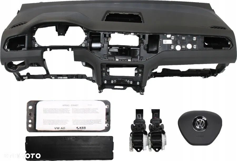 DESKA KONSOLA AIRBAG PASY VW GOLF SPORTSVAN 7 - 1