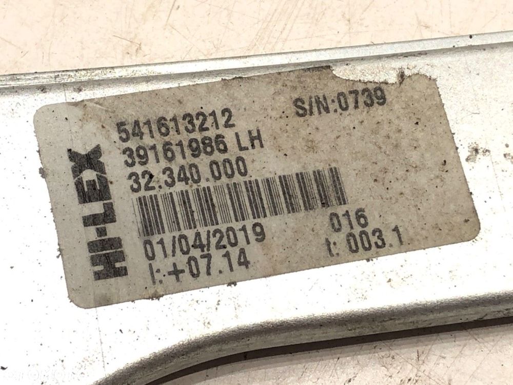 PODNOŚNIK SZYBY LEWY PRZÓD  OPEL CORSA E (X15) 2014 - 2022 1.4 (08, 68) 66 kW [90 KM] benzyna 2014 - 5