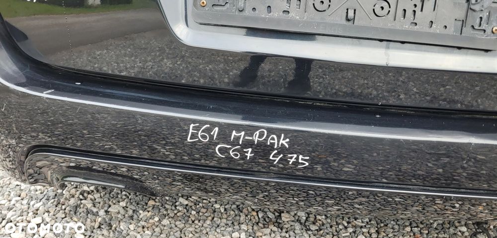 ZDERZAK TYŁ TYLNY BMW E61 M PAKIET 475 BLACK SAPPHIRE C67 - 4