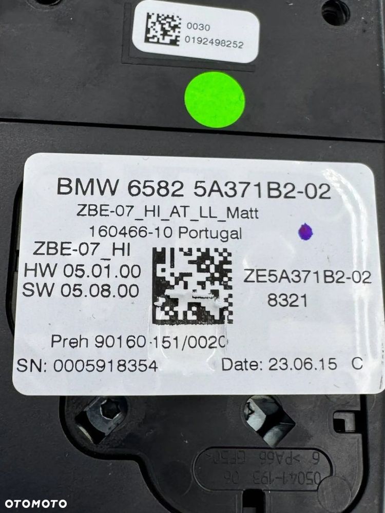 LEWAREK BIEGÓW GAŁKA PANEL STEROWANIA KONTROLER IDRIVE BMW X3 G01 X4 G02 - 5