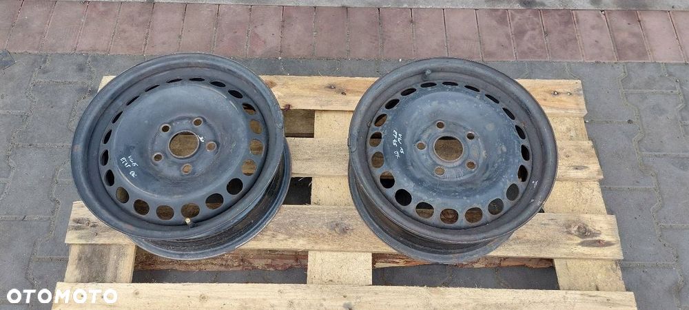 FELGA STALOWA 2 SZT 5x112 6Jx15 VOLKSWAGEN AUDI SKODA SEAT 8D0601027 - 1