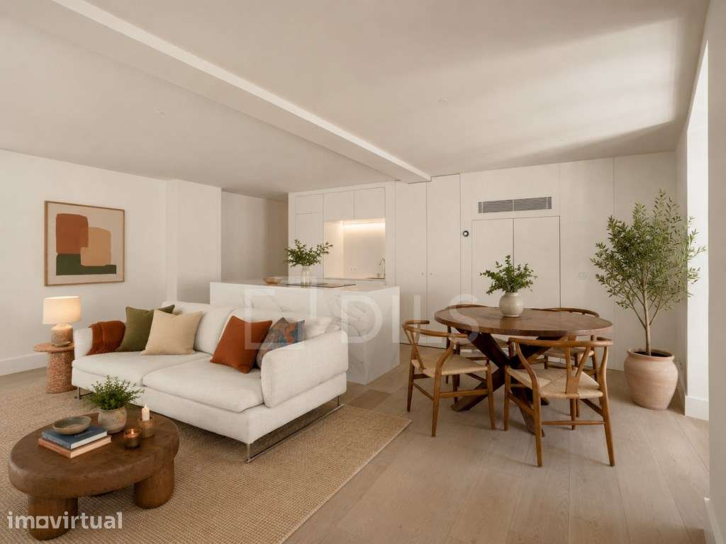 Apartamento T2 novo com garagem junto à Avenida da Liberdade - Grande imagem: 3/17