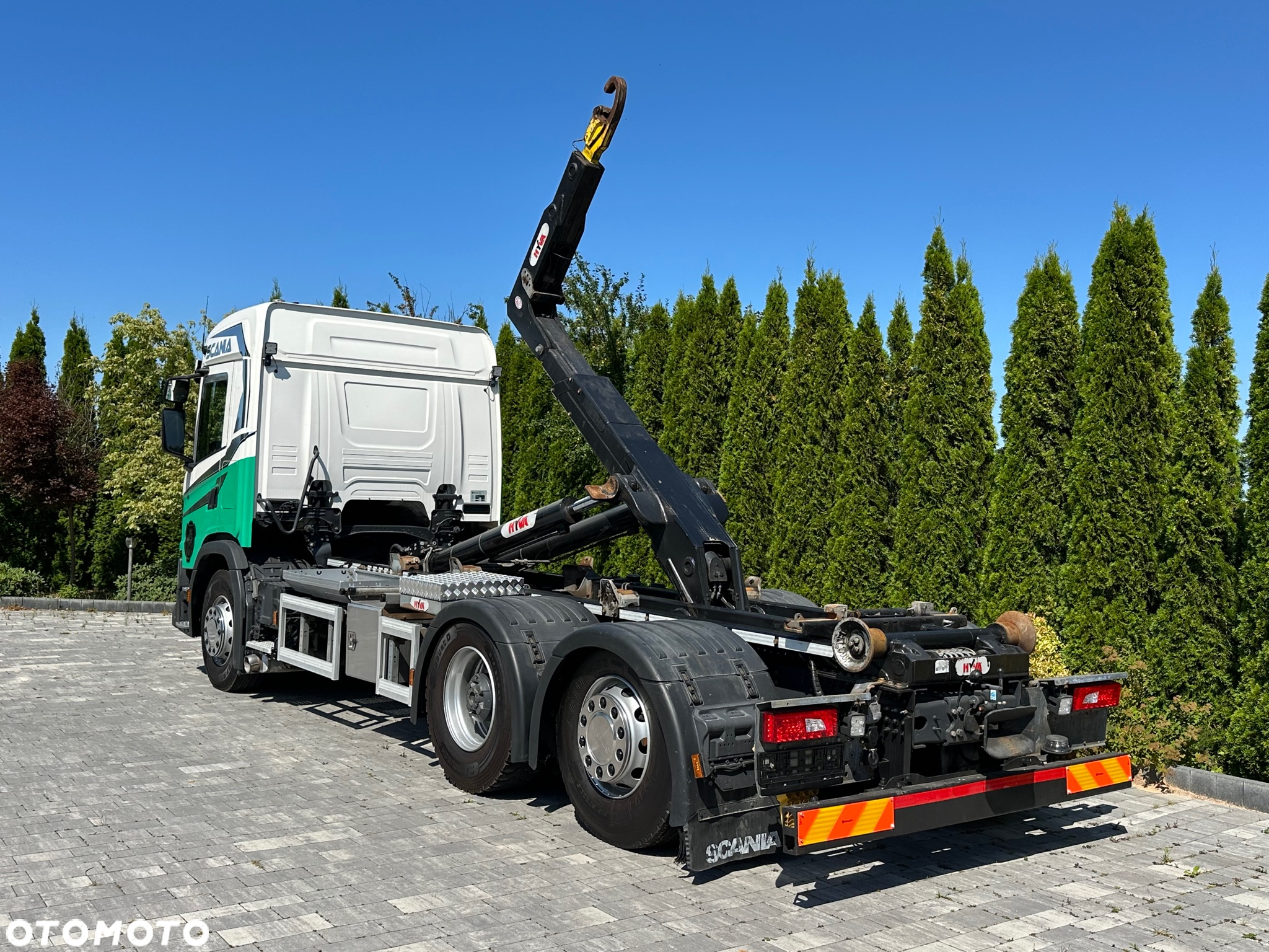 Scania / G450 / 6X2 / HAKOWIEC / HYVA 22.60.SK  / Oś-SKRĘTNA-PODNOSZONA / - 9