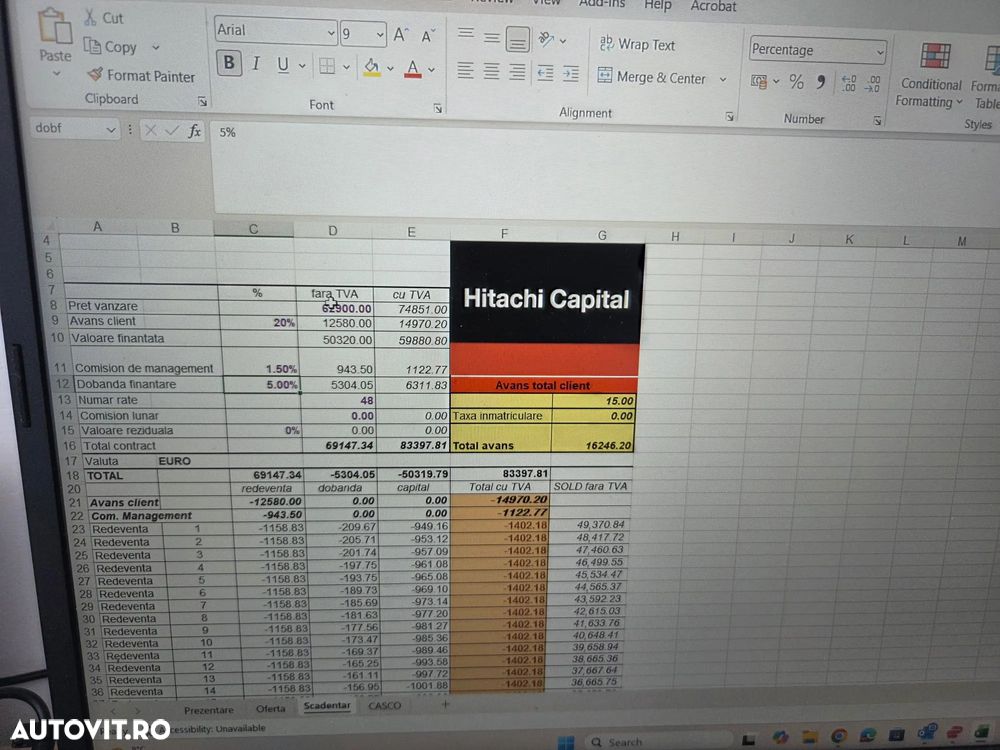 Hitachi ZX85, 2022, 2.491h, 8,6t, CUPLA RAPIDA HIDRAULICA+3 CUPE NOI, LAMA NIVELARE, ad sapare 5m, inst picon, instalatia rotire atasament, senile cauciuc, AC, Camera spate, ridica 4,5t, latime 2,2m, CA NOU, posibilitate leasing 4 ani-PROMOTIE 62.900 EUR+Tva - 22