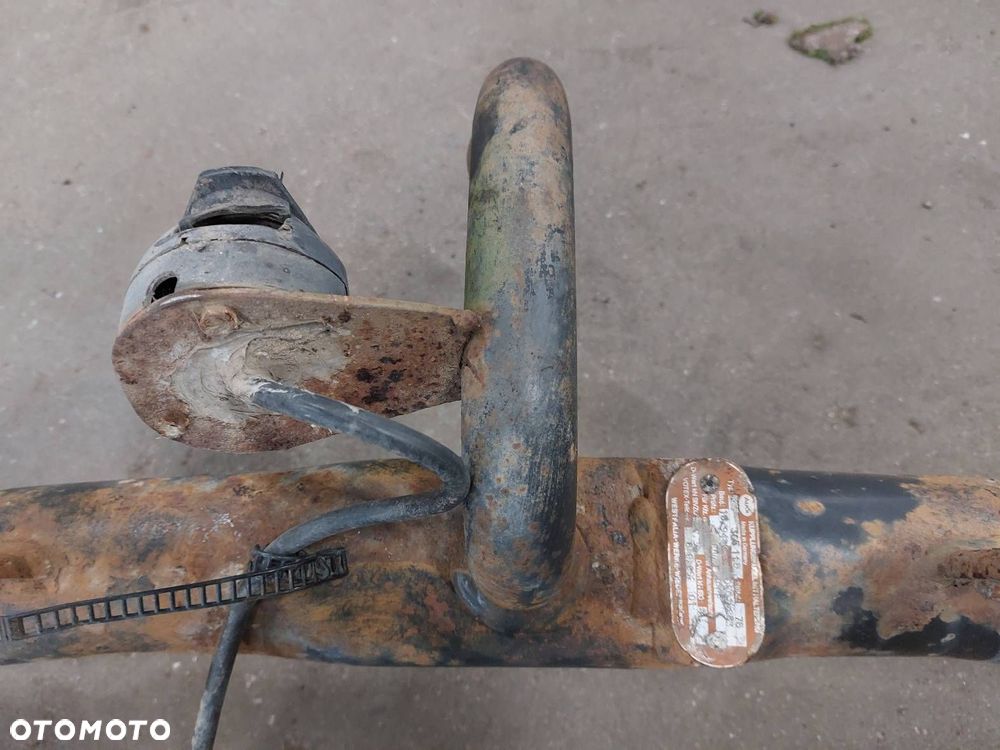 HAK HOLOWNICZY + TABLICZKA + WIĄZKA AUDI 80 B4 SEDAN - 3