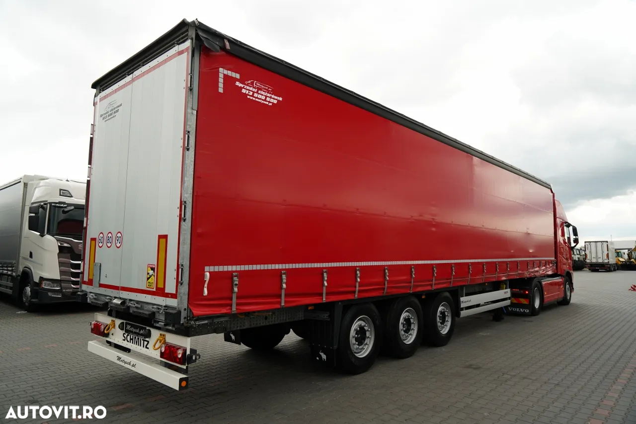 Volvo FH 500 / I-SAVE / XXL / I-PARK COOL / MODEL NOU / ANVELOPE 100% / + CORTINĂ STANDARD SCHMITZ / PUNTE RABATABILĂ / ACOPERIȘ RABATABIL / 2022 / DUPĂ CONTRACTUL DE SERVICE GOLD - 3
